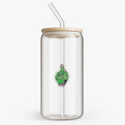 Банка с бамбуковой крышкой