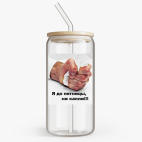 Банка с бамбуковой крышкой