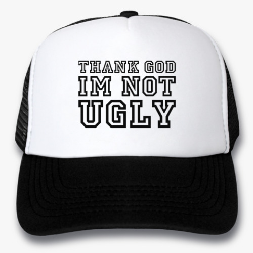 Кепка-тракер с принтом UGLY