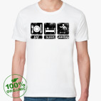 Мужская футболка органик