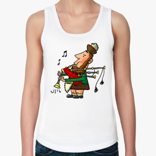 Женская майка с принтом Волынщик