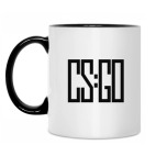 Кружка двухцветная