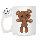 Кружка с футбольным мячиком