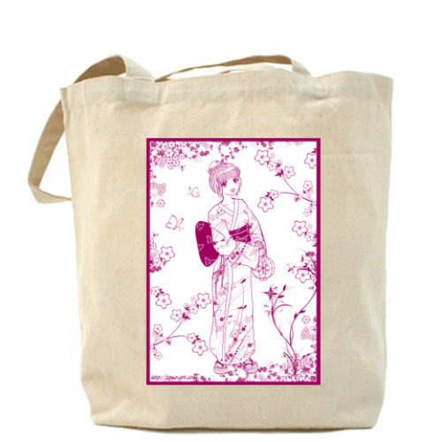 Сумка шоппер с принтом  'Фонарик'