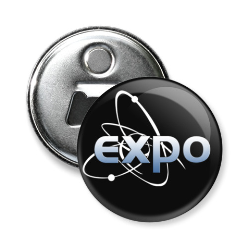 Магнит-открывашка с принтом  Expo