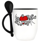 Кружка с ложкой