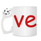 Кружка с футбольным мячиком