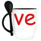 Кружка с ложкой