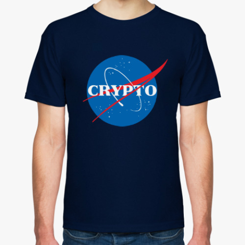 Футболка с принтом Биткойн