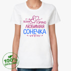 Женская футболка органик