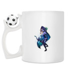 Кружка с футбольным мячиком