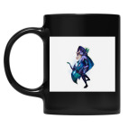 Кружка цветная UV-DTF