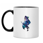 Кружка двухцветная