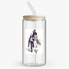 Банка с бамбуковой крышкой