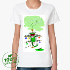 Женская футболка органик
