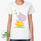 Женская футболка органик