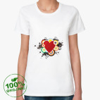 Женская футболка органик