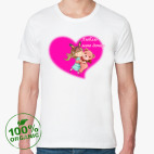 Мужская футболка органик