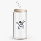 Банка с бамбуковой крышкой