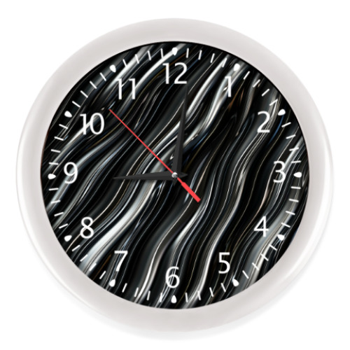 Настенные часы с принтом Текстура