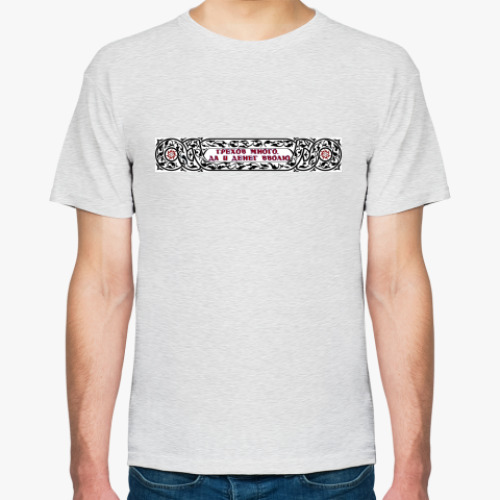 Футболка с принтом Грехов много, да и денег вволю