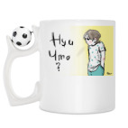 Кружка с футбольным мячиком