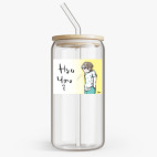 Банка с бамбуковой крышкой