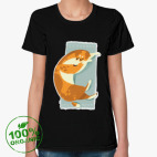 Женская футболка органик