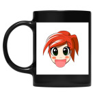 Кружка цветная UV-DTF