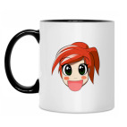 Кружка двухцветная