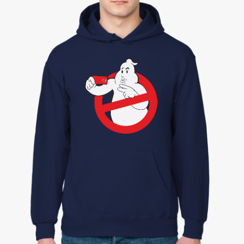 Толстовка худи с принтом Ghost Busters Selfie