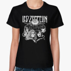 Классическая женская футболка Led Zeppelin