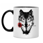 Кружка двухцветная