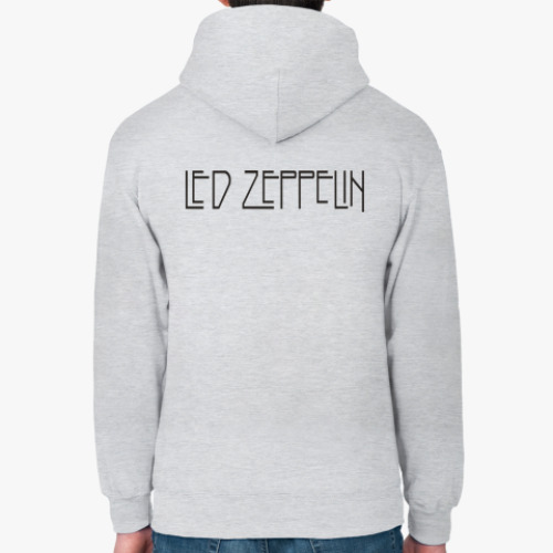 Толстовка худи с принтом Led Zeppelin