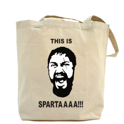 Сумка шоппер с принтом This is spartaaaaa!!!