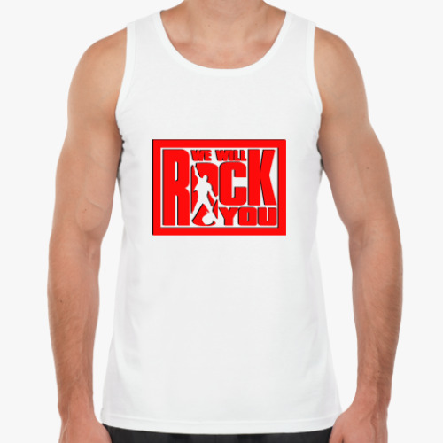 Майка с принтом We Will Rock You