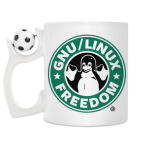 Кружка с футбольным мячиком