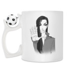 Кружка с футбольным мячиком