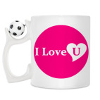 Кружка с футбольным мячиком