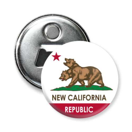 Магнит-открывашка с принтом NCR (Fallout)