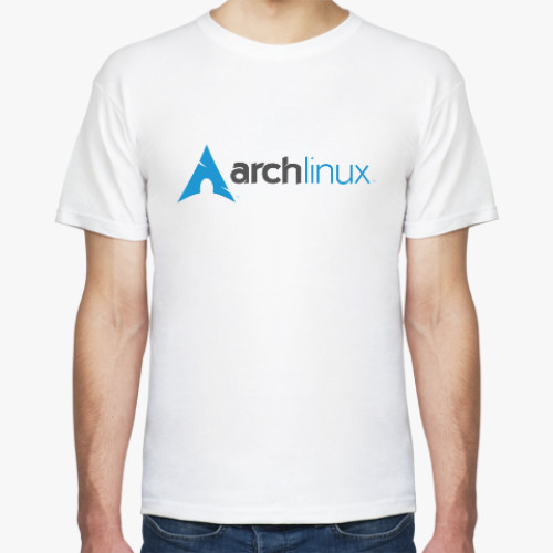 Футболка с принтом Arch Linux