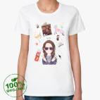 Женская футболка органик