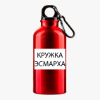Металлическая бутылка 400 мл UV-DTF