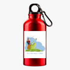 Металлическая бутылка 400 мл UV-DTF