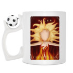 Кружка с футбольным мячиком