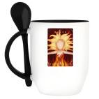 Кружка с ложкой