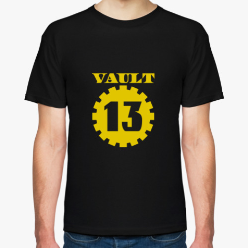 Футболка с принтом  Vault 13