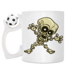 Кружка с футбольным мячиком