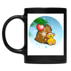 Кружка цветная UV-DTF