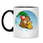 Кружка двухцветная